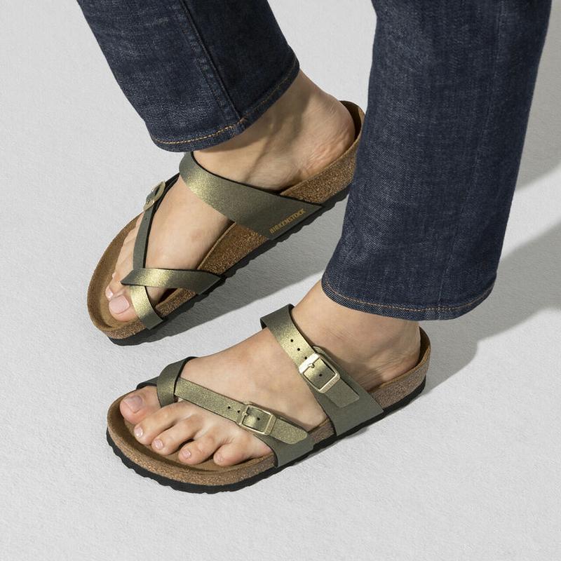 Mayari Birkenstock Birko Flor Damske Olivovo Zelená | SK 135ILH